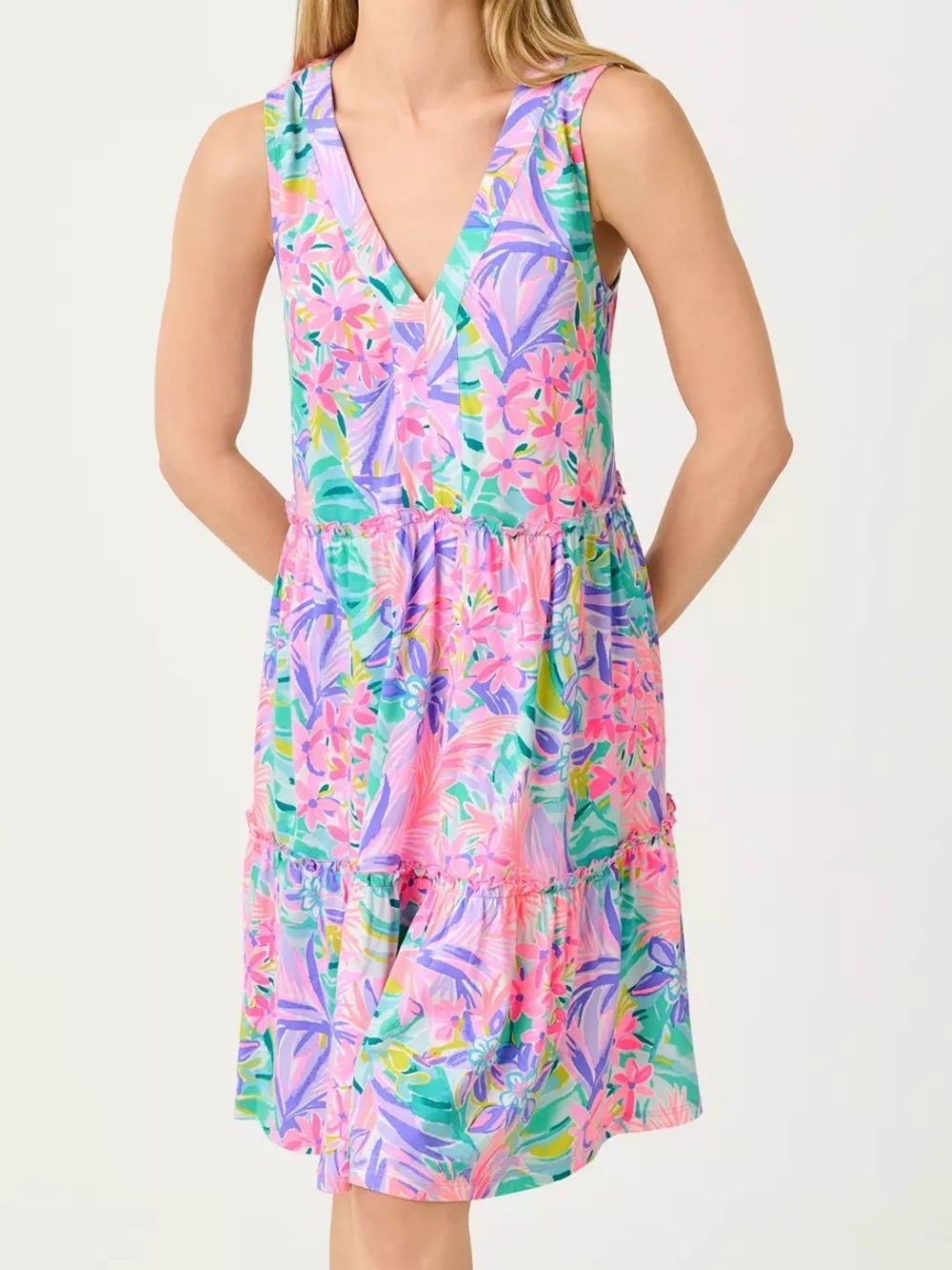 Lilly Pulitzer Lorina It Was All A Dream Swing Dress XL NEW